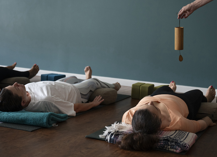 Koshi chimes in deep relaxation